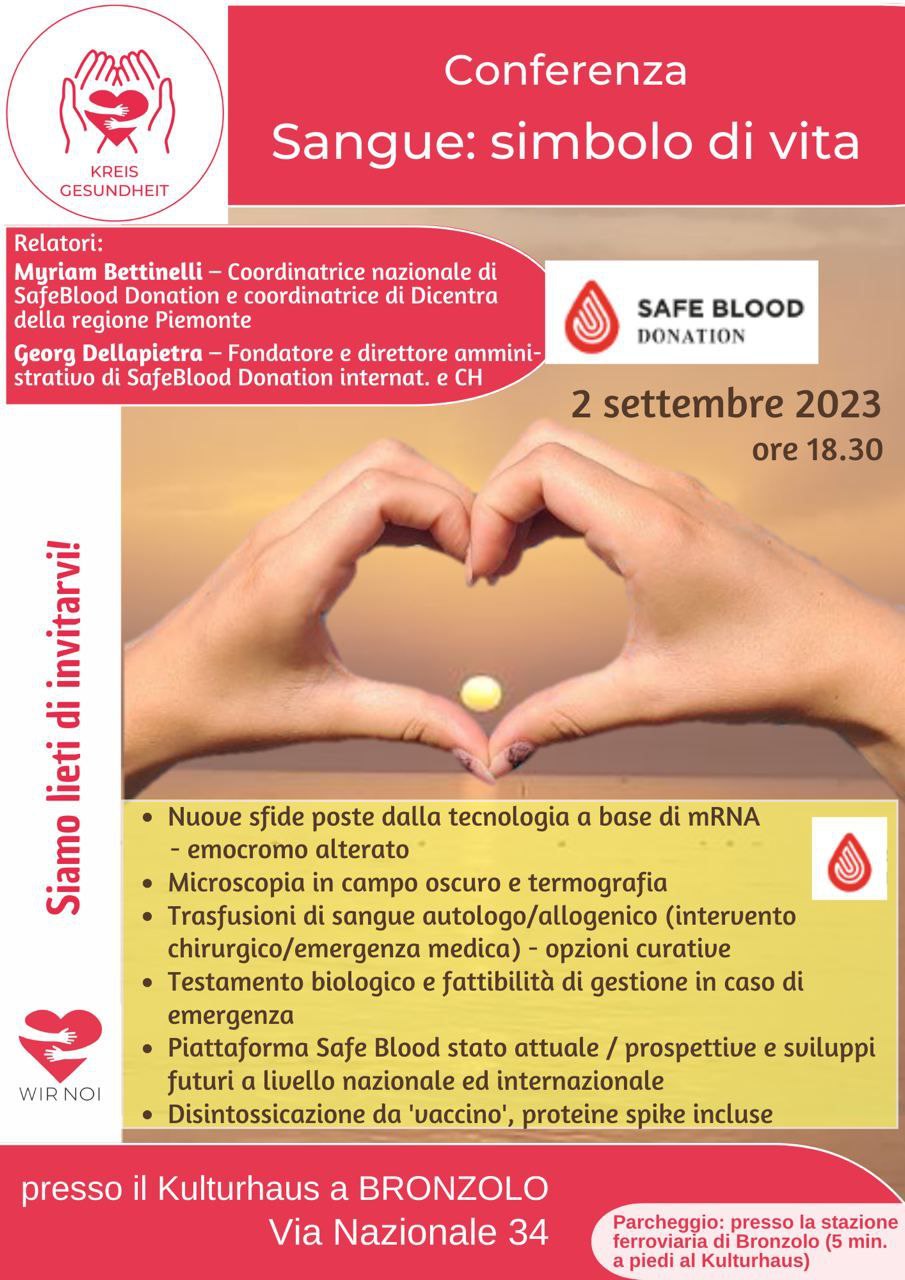 Vortrag im Südtirol, am 2. September 2023 (deutsch und italienisch)